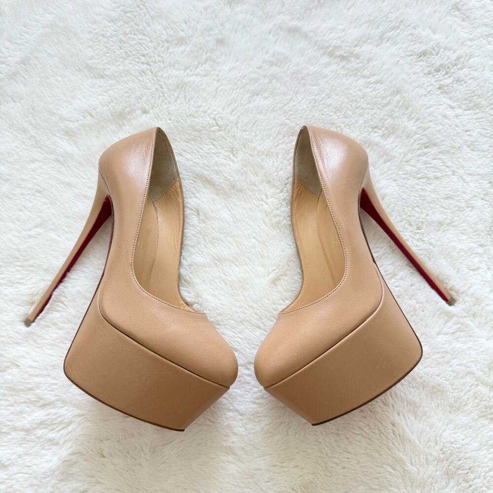 NEW!!! Christian Louboutin pump Alta 160 high heels shoes 37.5 Retail 1195$